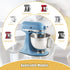 Metal Mixer Slider Mat for KitchenAid Stand Mixer, Appliance Sliding Tray, Compatible with 4.5-5 Qt Tilt-Head Artisan.