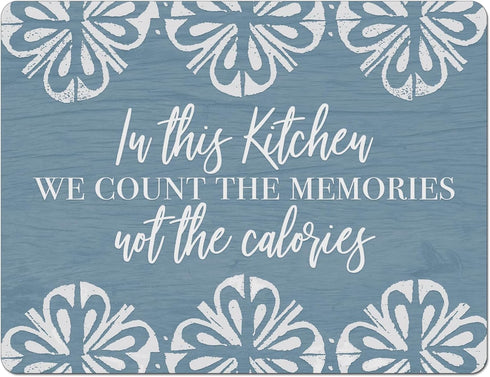 Cut N' Funnel Counting Memories Designer Flexible Plastic Cutting Board Mat, 15" x 11.5", Easy to Clean, Made in the USA