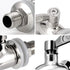 Oak Leaf Replacement Spigot for Beverage Dispenser, Stainless Steel Faucet, Food Grade, 2 Pack