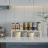 Expandable Cabinet Shelf Organizer: Storage Spice Rack Shelves for Kitchen, Stackable Adjustable Pantry Cupboard (1
