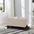 MAXIJIN Velvet Ottoman Slipcover Small Stretch Square Rectangle Footstool Slipcover Folding Storage Ottoman Covers