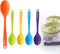 5PCS Silicone Serving Spoons Set, Vituer Heat Resistant Kitchen Spoons for Cooking, Mixing, Stirring, Dishwasher Safe