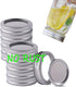 Canning Lids and Rings Set of 12, Regular Mouth Suitable for Ball or Kerr Jars, Small Mouth Mason Jar Lids