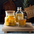 Counter Display(12 7 Inch,Natural) Nuogo Wood Riser Tray Soap, Stand Soap Tray for Kitchen Sink, Wood Pedestal