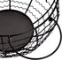 Juvale Wire Egg Basket Countertop Organizer, 8.2 x 8.2 x 4.9 in Black Iron - Rustic Style