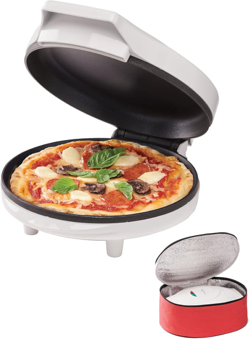 Pizza Maker Plus, Indoor Electric Grill, Nonstick Griddle Pan for Pizzas, Quesadillas, Tortillas, Nachos and More