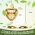 50 Sumind Pcs Stainless Steel Tea Strainer Ball Infuser Loose Leaf Steeper Interval Diffuser Heart Shape Mesh Filters