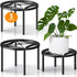TOSKING 3-Pack Plant Stands - Heavy Duty Low Plant Stand, No Assembly