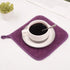 100% Cotton Kitchen Everyday Basic Terry Pot Holder, Heat Resistant Coaster, Set of 5, Grape