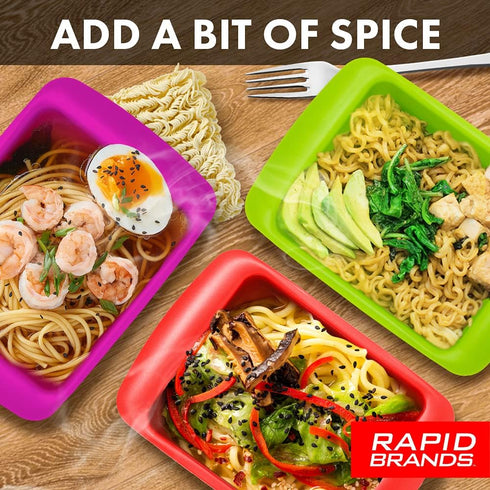 Rapid Ramen Cooker, Microwavable Cookware for Instant Ramen, BPA Free, Dishwasher Safe, Perfect for Small Kitchen
