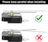 Mudder Black Clock Hands Replacement Kit - 14 Styles Non-Ticking Clock Movements, DIY Clock Parts