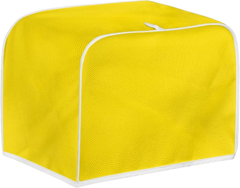 Yellow Toaster Dust Cover, Universal Toaster Dust Storage Bag for 2 Slice Bread Toaster, Small Appliance Cover