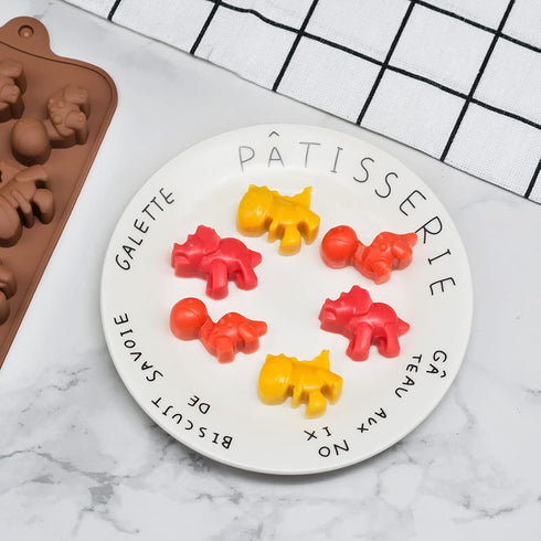 4-Pack WARM TIME Silicone Chocolate Candy Molds Cake Moulds, Food-Grade Non-Stick Baking & Crayon Molds BPA-Free