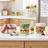 Povinmos 3Pack Lids,10oz Overnight Oats Containers with Glass Jar with Scew Lid,Salad Dressing Fruit Veggies Sauce