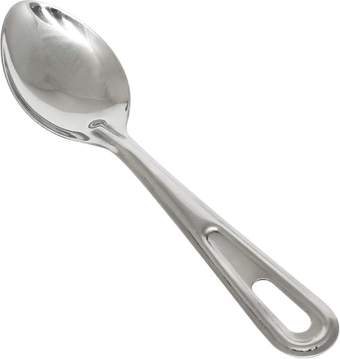 Thunder Group Solid Basting Spoon, 11-Inch with Stainless Steel Handle