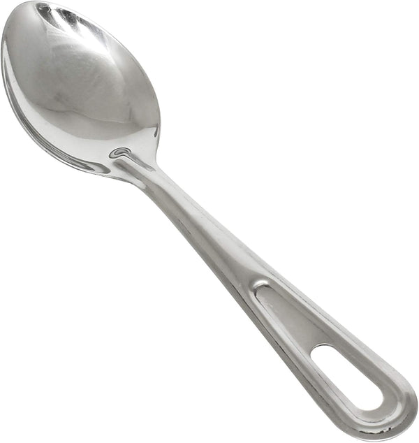 Thunder Group Solid Basting Spoon, 11-Inch with Stainless Steel Handle