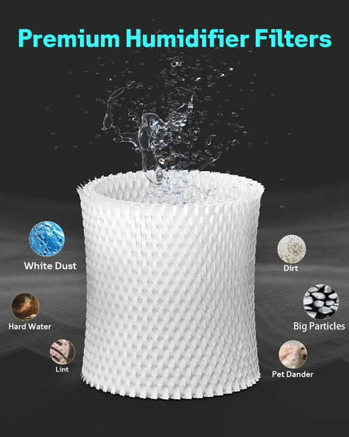 Leemone 3-Pack Replacement Humidifier Filter for Canopy Bedside & Nursery Humidifiers