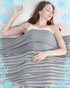 Ailemei Direct Cooling Throw Blanket for Hot Sleepers,Double Sided Cold Effect, Lightweight