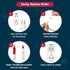 Indoor,100 Count Light,21.4 Joiedomi Christmas String Lights Mini Red FT Lighting Decor for Patio Dorm Classroom
