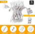 Brillarlights 50 Count, 13ft Christmas Lights Clear White Incandescent Mini String Lights Plug in Warm White with White
