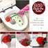 Creative Toilet Brush with Holder Bowl&Long Handle, Household Bathroom Cleaning Tool Cleaner and Base