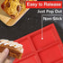 Walfos Silicone Mini Loaf Pans, Non-Stick Mini Bread Pans, 9 Cavities Silicone Bread Baking Mold, Perfect for Mini Loaf, Cake, Bread and Meatloaf, Food Grade & BPA Free, Set of 2 by Walfos