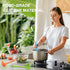 5 Pieces Silicone Ladles, Small Soup Ladle Spoon, Heat Resistant Kitchen Spoons for Cooking and Serving Sauce, Chili,