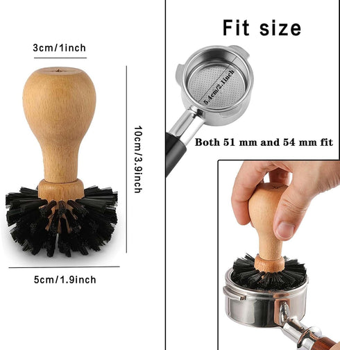 Coffee Brush Set - 3pcs Espresso Cleaning Brushes for Coffee Filter, Suitable for Espresso Machine with Grinder