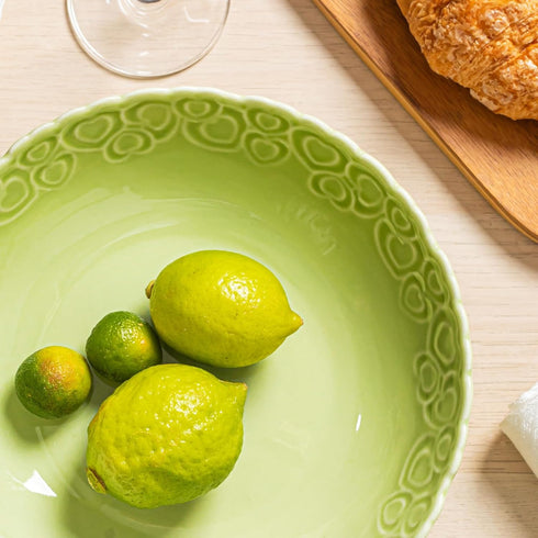 Sets 25oz HOMBENE Heartbeat Soup Pasta Bowl Lemon Yellow