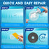Nanoxa Swimming (80ML) Air Mattress Patch Kit, Heavy Duty Waterproof Vinyl Pool Patch Repair Kit, Inflatable Patch Kit