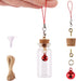 25pcs 10ml Small Glass Bottles with Cork Stoppers, Mini Vials for DIY Art Craft Storage and Party Favors