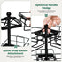 Counter 3 Packet EsLuker.ly Tea Bag Holder Organizer for Tier Metal Teabag Storage Rack, Spinning Carousel Display