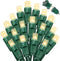 LAMPHOME 50LED 25FT String Lights, 30% Twinkle and 70% Steady Bulbs String