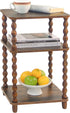 Fultyle Side Table, Small End Table with Storage Shelf, Modern Bedside Table