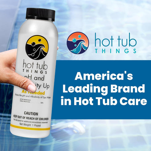 1 Hot Tub Things pH Up & Alkalinity Increaser for Hot Tub, Pool & Spa pH Plus & Alkaline Up, Alkalinity Booster