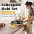 Flower Rosette Iron Waffle Molds: Creative Cookie Pastry Printing Gadget with Handle for Dessert Biscuit Waffle Baking
