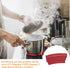 uxcell 2pcs Silicone Assist Hot Pan Handle Holder, Non-Slip Heat Resistant Sleeve for Kitchen Cookware
