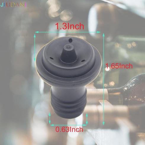 Pack 6 Wine Saver Vacuum Stoppers of Rubber Wine Stoppers, for Wine Saver Vacuum Pump Preserver, Bottle Rubber Corks