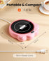50W 3 Settings, 2-10H Gaiatop Mug Warmer, Cute Cat Paw Cup Warmers, Temp Auto Shut Off, Coffee Accessories Keep