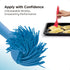 Kitchen Mama WALTZGRIP Platinum Silicone Basting Pastry Brush: Set of 2 Heat-Resistant for Cooking, Baking, BBQ (Blue)