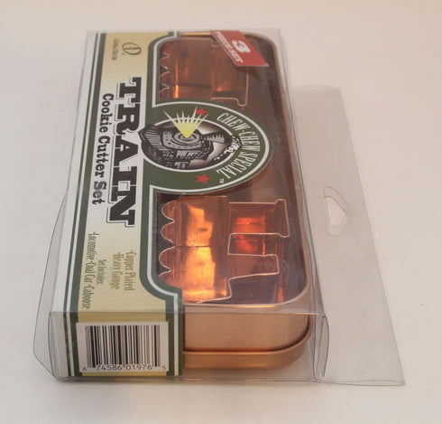 Train Cookie Cutter Set, 3 Piece Copper Plated
