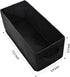 DVD Storage Boxes - Pack of 2 DVD Case Storage - 17.25" x 6.25" x 8",Container holds 40 DVDs in full jewel cases,80 DVDs in slim cases,and 200 discs in DVD sleeves - Black (black-Covered type) by UENTIP