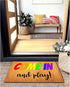MELODADDY 30"(L) 18"(W) Funny Welcome Doormat Front Porch Decor Rugs with Rubber Back x Personalized Mat for Entrance