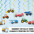 '-24 WERNNSAI Construction Hanging Swirls PCS Construction Party Decorations Construction Zone Party Ceiling Swirls Dump