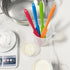4 Pcs Silicone Spatula Set, Heat Resistant Cake Cream Butter Spatulas for Mixing Batter and Scraping