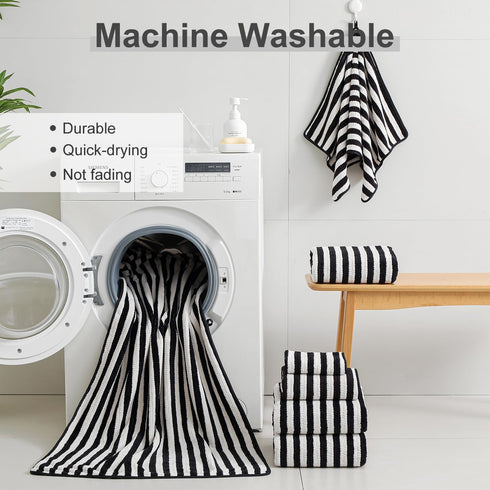 18 Set, 6 6 6 Set Smuge Pcs Bath Towel Include Bath Towel Sheets, Hand Towels and Washcloths - Highly Absorbent Quick