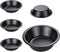 5 Inch Mini Pie Pans, Round Bakeware Set for Baking Pies, Cakes, Tarts, Desserts, Black