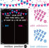 MISS FANTASY Gender Reveal Decorations, 54 Voting Gender Reveal Games, Party Supplies for Gender Reveal Voting Use