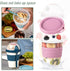 5 Pack On The Go Cereal Yogurt Cups with Lids and Spoon, Overnight Oats Container, Reusable Parfait Plastic Milk Jar