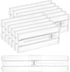 Vtopmart 12 Pack Drawer Dividers for Clothes, 4" High 10.2"-16.5" Adjustable Expandable